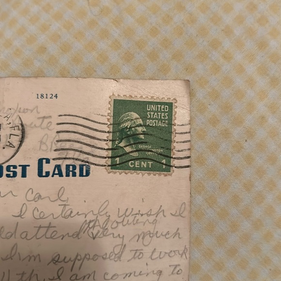 One Cent George Washington Stamp - Picture 2 of 4